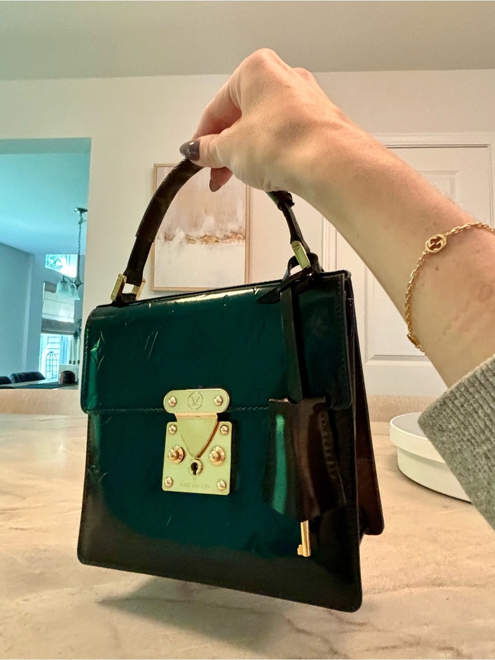 Louis Vuitton Spring Street Vernis Bag